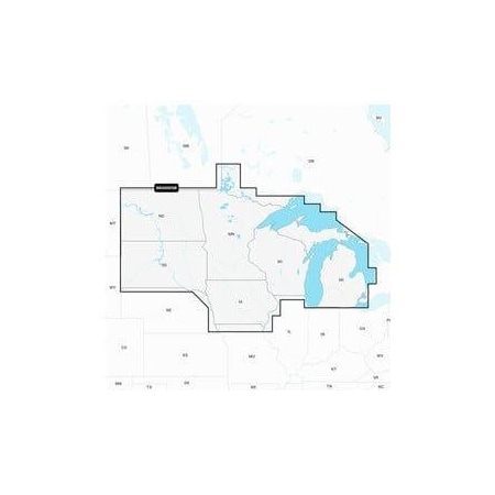 Garmin Navionics+ U.S. North - Lakes, Rivers And Coastal Marine Charts Nsus005R GAR010-C1289-20